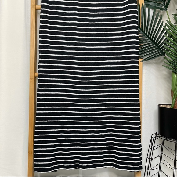 SOLD Country Road Navy Washed Striped Linen Tank Dress - Picture 8 of 9